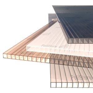Placas de Policarbonato Alveolar 4mm con Protección UV