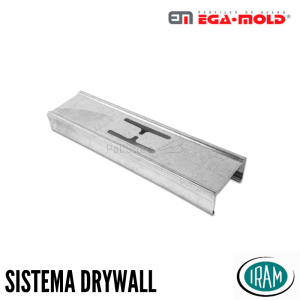 Perfil Montante 34 mm Acero Galvanizado x 2600mm