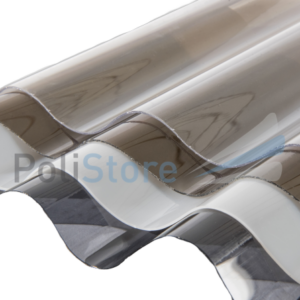 Chapa de Policarbonato Sinusoidal Esp. 0.8 mm con Protección UV