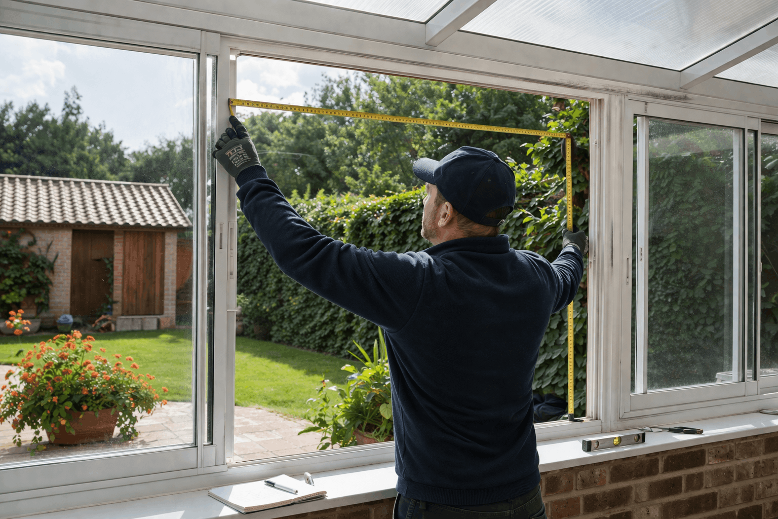 Tomar medidas de la ventana